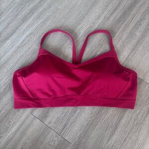 Athleta red sports bra